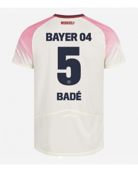 Bayer Leverkusen Loic Bade #5 Maglia Gara Trasferta Repliche 2025-26 Maniche Corte